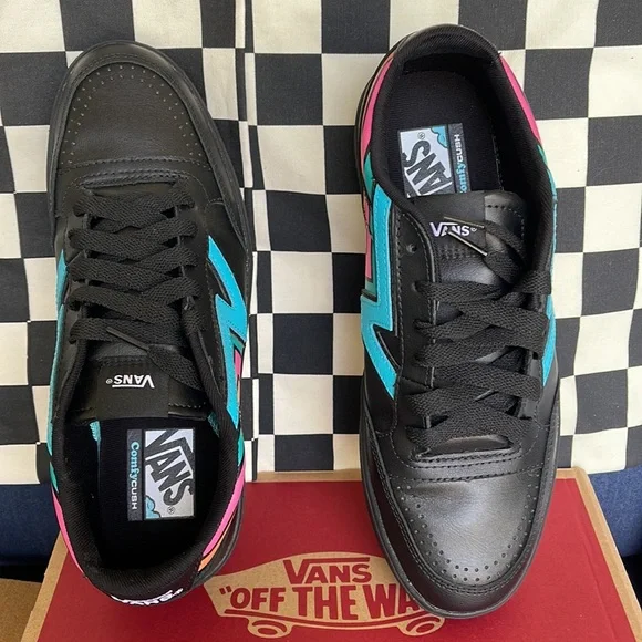 Vans Men’s Lowland CC Fader Black/Multi Sneakers - Picture 12 of 16